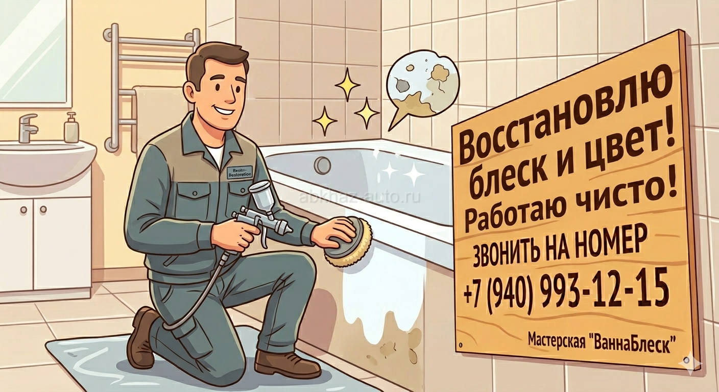 Реставрация ванн жидким наливным мрамором.