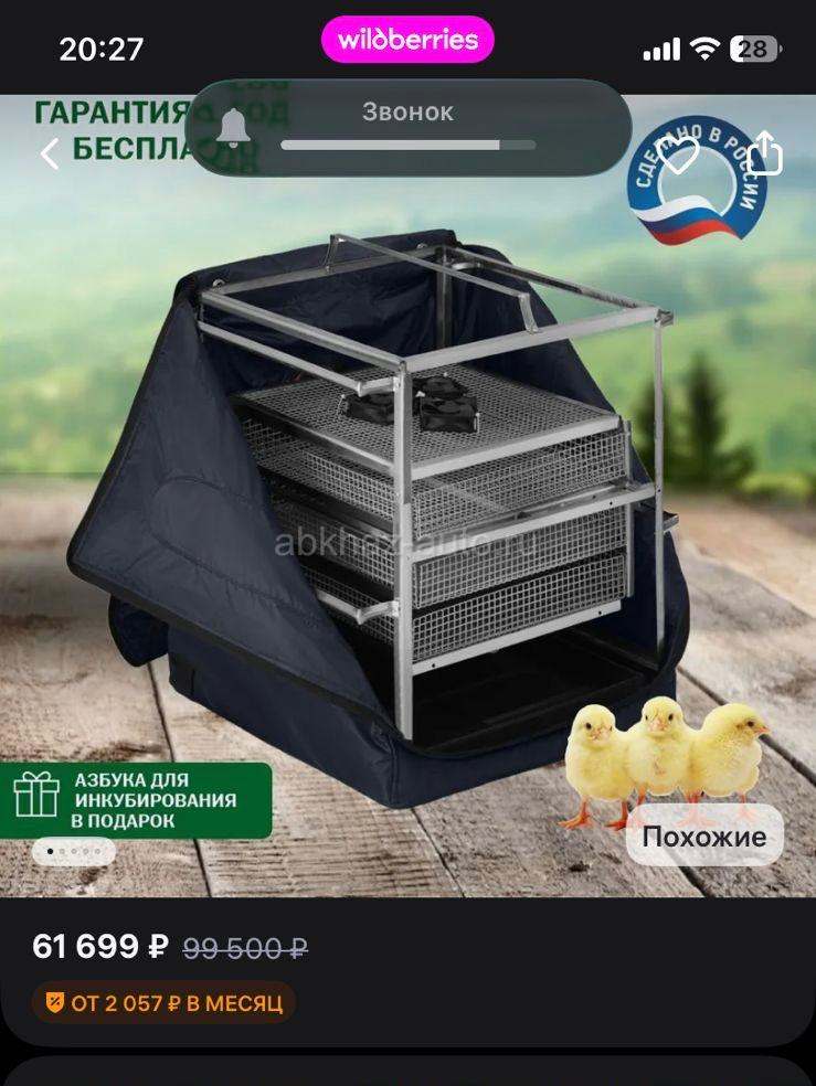 Инкубатор тгб на 300 яйц