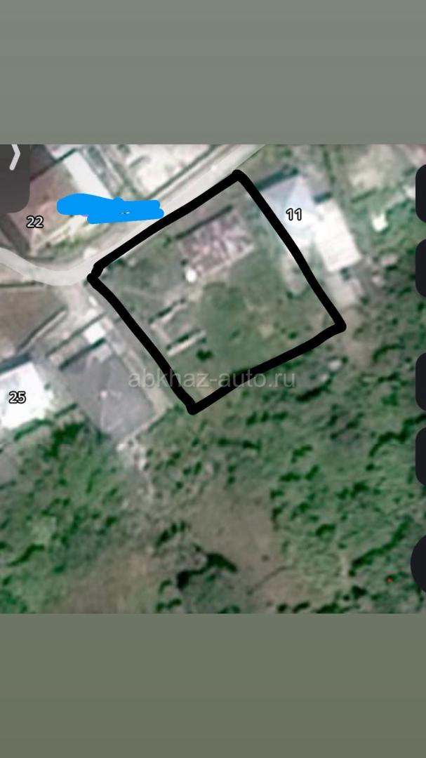 продается участок в городе Гудаута