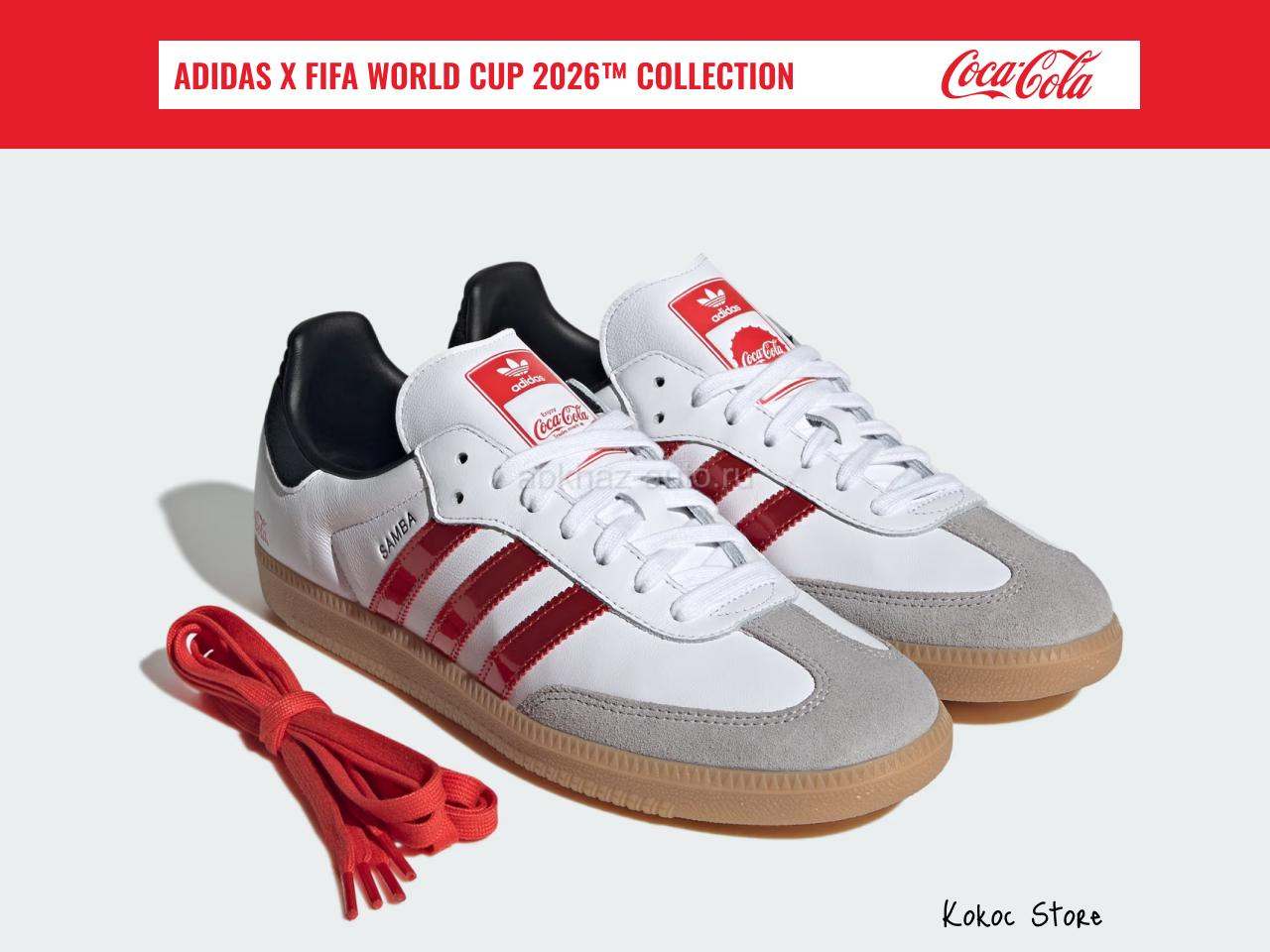 Кеды Adidas Originals Samba OG x Coca-Cola Size 36-46