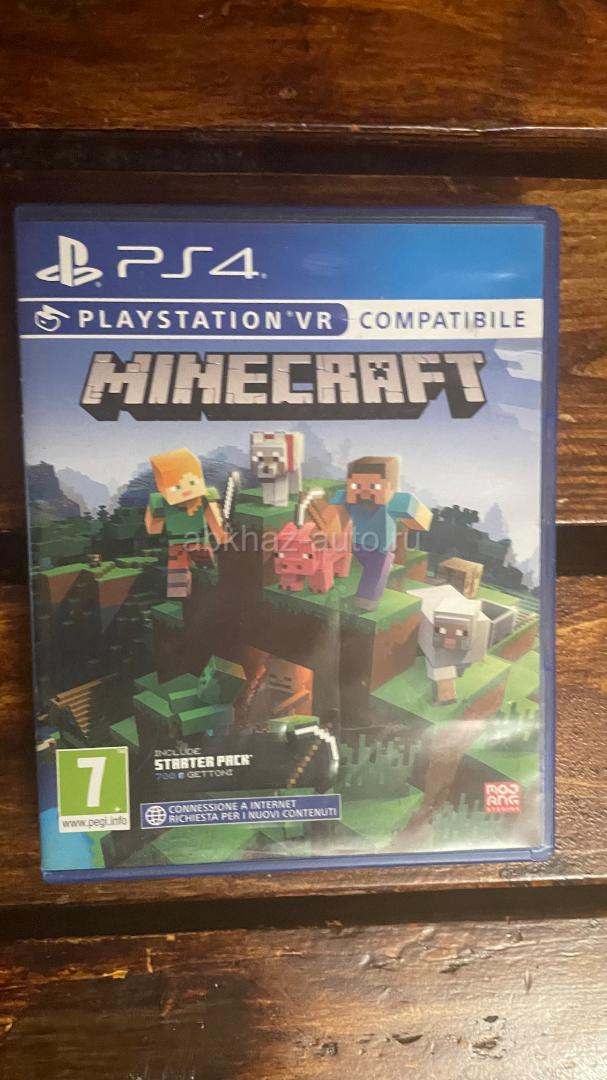 диск Playstation 4 майнкрафт